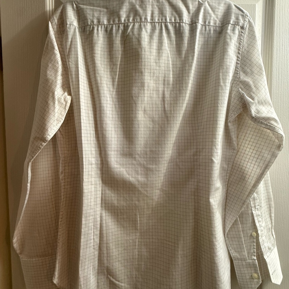 Eredi Pisano Red, White, Blue check Dress Shirt - Picture 3 of 3